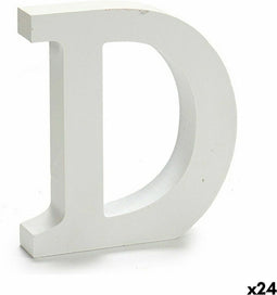 Pincello Brief D Hout Wit (2 X 16 X 14,5 Cm) (24 Stuks)