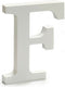 Pincello Brief F Hout Wit (1,8 X 21 X 17 Cm) (12 Stuks)