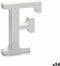 Pincello Brief F Hout Wit (2 X 16 X 14,5 Cm) (24 Stuks)