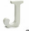 Pincello Brief J Hout Wit (2 X 16 X 14,5 Cm) (24 Stuks)