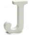 Pincello Brief J Hout Wit (2 X 16 X 14,5 Cm) (24 Stuks)