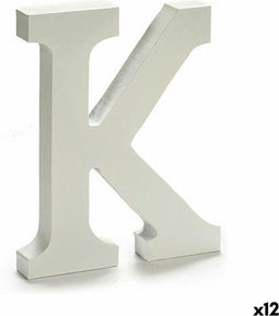Pincello Brief K Hout Wit (1,8 X 21 X 17 Cm) (12 Stuks)