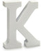 Pincello Brief K Hout Wit (2 X 16 X 14,5 Cm) (24 Stuks)