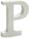 Pincello Brief P Hout Wit (2 X 16 X 14,5 Cm) (24 Stuks)