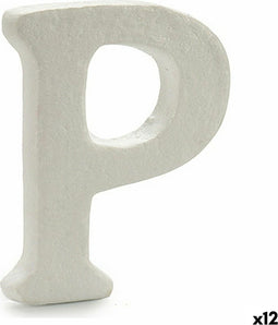 Pincello Brief P Wit Polyestyreen 1 X 15 X 13,5 Cm (12 Stuks)
