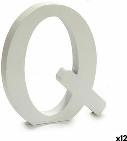 Pincello Brief Q Hout Wit (1,8 X 21 X 17 Cm) (12 Stuks)