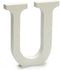 Pincello Brief U Hout Wit (1,8 X 21 X 17 Cm) (12 Stuks)