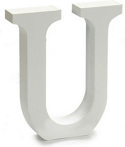 Pincello Brief U Hout Wit (2 X 16 X 14,5 Cm) (24 Stuks)
