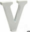 Pincello Brief V 2 X 11 Cm Hout Wit (24 Stuks)
