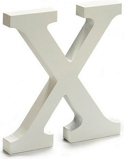 Pincello Brief X Hout Wit (1,8 X 21 X 17 Cm) (12 Stuks)