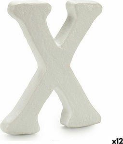 Pincello Brief X Wit Polyestyreen 1 X 15 X 13,5 Cm (12 Stuks)