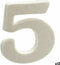 Pincello Cijfer 5 Wit Polyestyreen 2 X 15 X 10 Cm (12 Stuks)