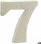 Pincello Cijfer 7 Wit Polyestyreen 2 X 15 X 10 Cm (12 Stuks)