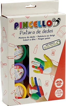 Pincello Vingerverf Junior 336 Ml 12 Stuks