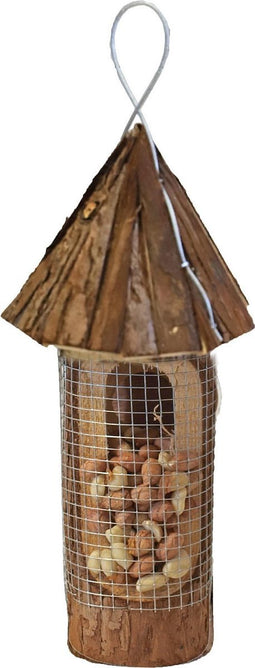 Pindahouder natural rond met puntdak ophangbaar