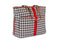 Pink Lining Henrietta Tote - Diamond Heart - Grey & Red