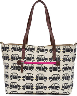 Pink Lining Notting Hill Tote - Luiertas - Zwart & Roze