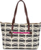 Pink Lining Notting Hill Tote - Luiertas - Zwart & Roze