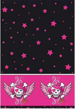 Pink Pirate Girl Tafelkleed - 130x180 cm