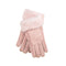 Pink Stitch Sheepskin Gloves