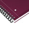 Oxford International - Notebook A4+ - Gelijnd 80 vel 4 gaats Optik Paper® - Bordeaux