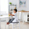 Ingenuity Baby Base 2-in-1 - Kinderstoel en Stoelverhoger - Inclusief blad en 3-punts gordel - Grijs