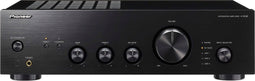 Pioneer A-10AE Black Geïntegreerde versterker | 2.0 | Tone Control | Loudness | Analoge ingangen | Phono MM | Source Direct | Hoofdtelefoonuitgang | Totaal uitgangsvermogen: 2x 50 W