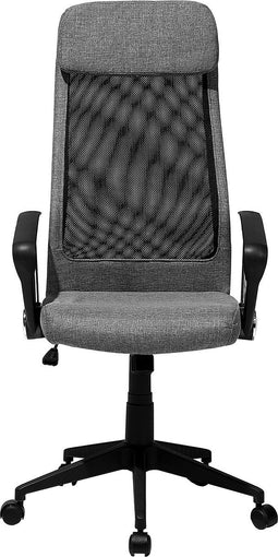 PIONEER - Bureaustoel - Grijs - Polyester