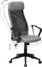 PIONEER - Bureaustoel - Grijs - Polyester
