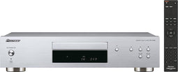 Pioneer PD-10AE Silver CD-speler | 192 kHz / 24-bit D/A-converter | Analoge uitgang | Afstandsbediening