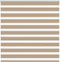 vidaXL - Zebra - Blind - 145x100 - cm - stofbreedte - 140,9 - cm - polyester - zandbruin