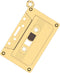 Chocli halsketting Cassettebandje 18k verguld