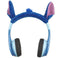 Ekids Stitch - draadloze kinderkoptelefoon - volumebegrenzing - pluche oortjes