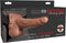 Pipedream - 6 inch Hollow Recharge Strap On - Strap On Hollow Caramel Beige