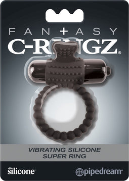 Pipedream - Fantasy C Ring Vibr Super Ring - Rings Zwart