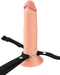 Pipedream - Fantasy X-Tensions - Strap-on met Holle Dildo - 20 cm - Lichte Huidskleur