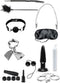 Pipedream Fetish Fantasy Bondage - set Ultimate Bondage Kit zwart,wit,grijs,zilver