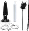 Pipedream Fetish Fantasy Bondage - set Ultimate Bondage Kit zwart,wit,grijs,zilver