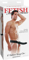 Pipedream Fetish Fantasy voorbinddildo Hollow Strap On zwart - 8 inch