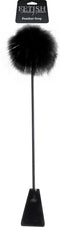 Pipedream Fetish Fantasy Zweepje met Veren Gewas - 53 cm - Zwart