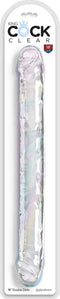 Pipedream - King Cock - Dubbele Dildo - 45,5 cm - Transparant