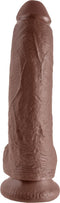 Pipedream King Cock realistische dildo Cock - With Balls bruin - 10,25 inch