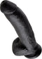 Pipedream King Cock realistische dildo Cock - With Balls bruin - 10,25 inch