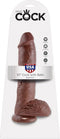 Pipedream King Cock realistische dildo Cock - With Balls bruin - 10,51 inch