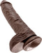 Pipedream King Cock realistische dildo Cock - With Balls bruin - 10,51 inch