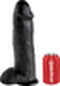 Pipedream King Cock realistische dildo Cock - With Balls zwart - 12 inch