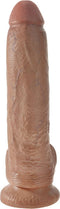 Pipedream King Cock Realistische Dildo met Ballen en Zuignap - 23 cm - Bruin