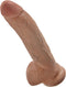 Pipedream King Cock Realistische Dildo met Ballen en Zuignap - 23 cm - Bruin
