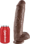 Pipedream King Cock Realistische Dildo met Ballen en Zuignap - 28 cm - Bruin
