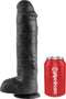 Pipedream - King Cock Realistische Dildo met Ballen en Zuignap - 28 cm - Bruin